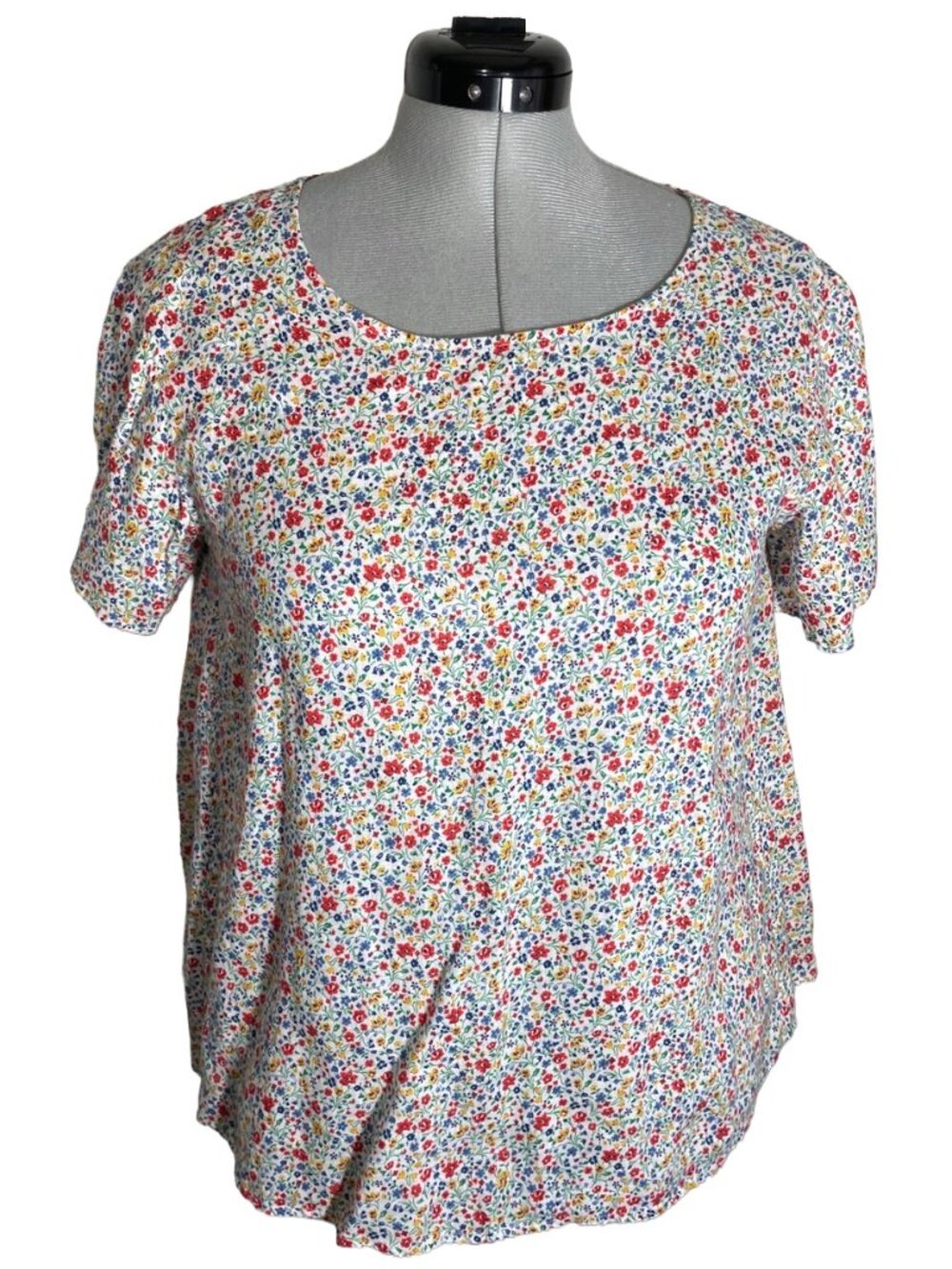 UNIQLO Liberty London Ditsy Floral Print Linen Top S